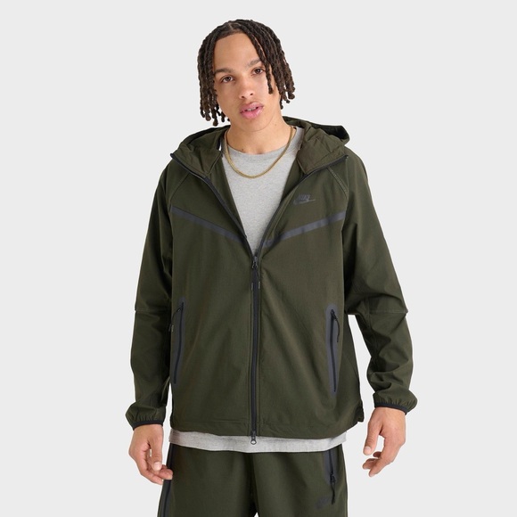 Nike tech windrunner woven full-zip jacket men's small new with tags